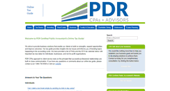 Desktop Screenshot of pdr-cpa-taxguide.bizactions.com